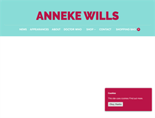 Tablet Screenshot of annekewills.com